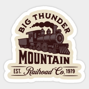 Big thunder mountain Sticker